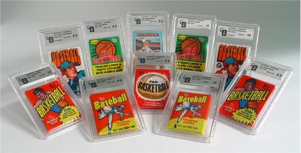 Unopened Cards - High Grade Miscellaneous Wax Packs (10)