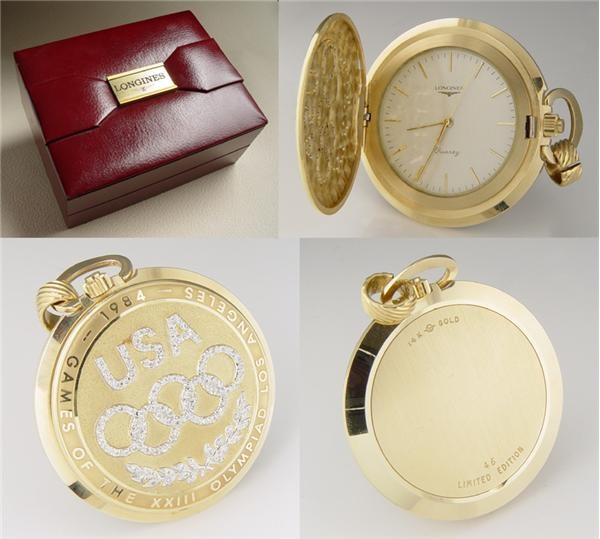 1980 Miracle on Ice & Olympics - 1984 Olympics Limited Edition Pocket Watch