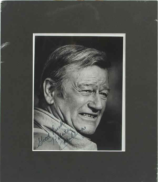 John Wayne Signed Photo