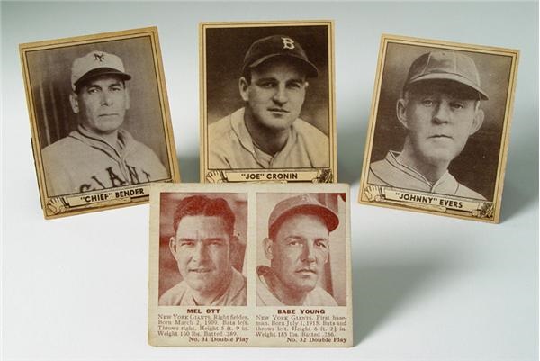 Baseball and Trading Cards - 1940-1950 Shoebox Collection (87)