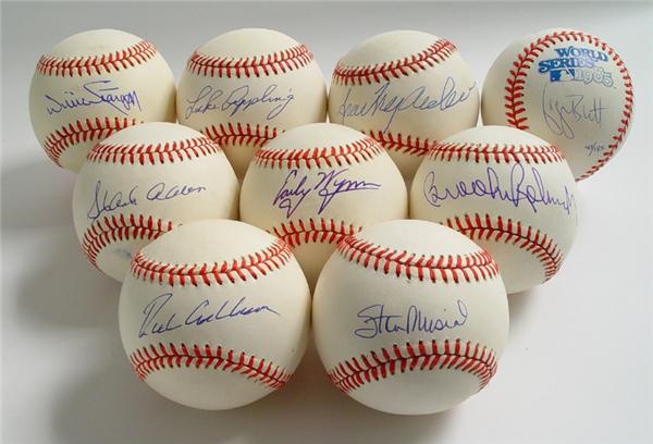 Single Signed Baseballs - Single Signed Baseball Collection (31)