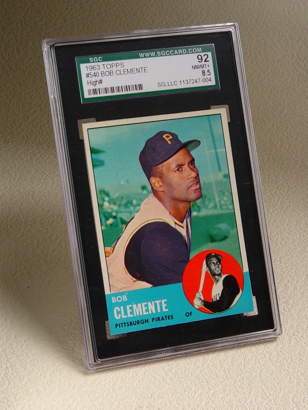 Baseball and Trading Cards - 1963 Topps #540 Roberto Clemente SGC 92 NM-MT+