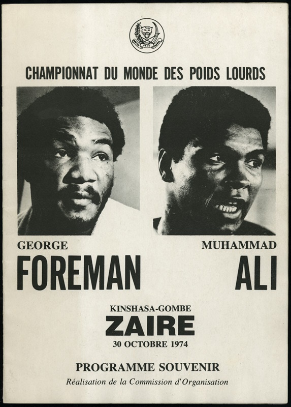 - 1974 Ali-Foreman Zaire On Site Program