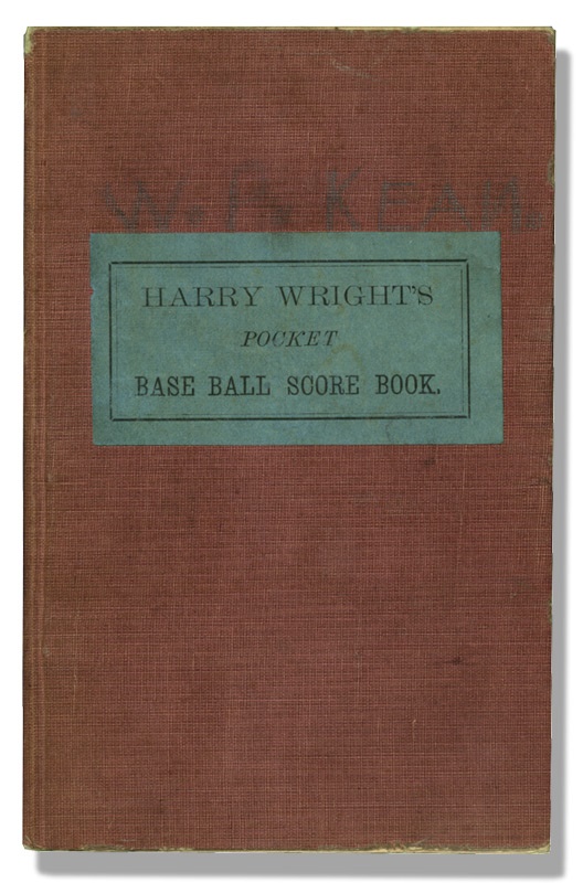 Leslie M. O' Connor Collection - Harry Wright's Pocket Base Ball Score Book 1876