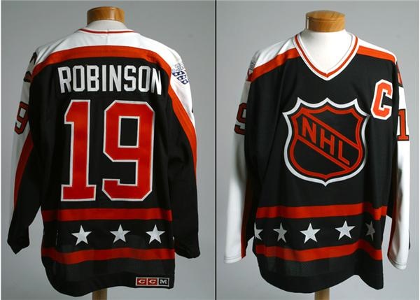 Early 1990's Larry Robinson Greatest Hockey Legends Game Worn Jersey