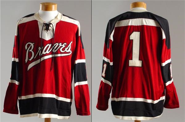 Hockey Sweaters - Dan Bouchard's 1971-72 AHL Boston Braves Game Worn Jersey