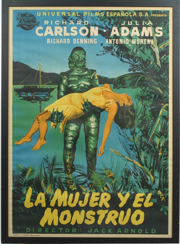 Movies - Original "Creature From the Black Lagoon" 1954 Spanish Poster
