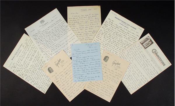 Baseball Autographs - Earle Combs Letter Collection