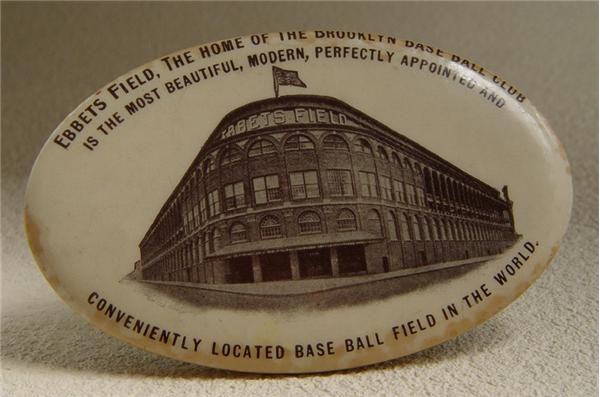 Dodgers - 1913 Ebbets Field Cellulloid Mirror