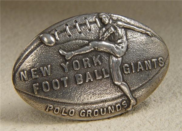 Football - 1926 Polo Grounds New York Giants Sterling Season Pass