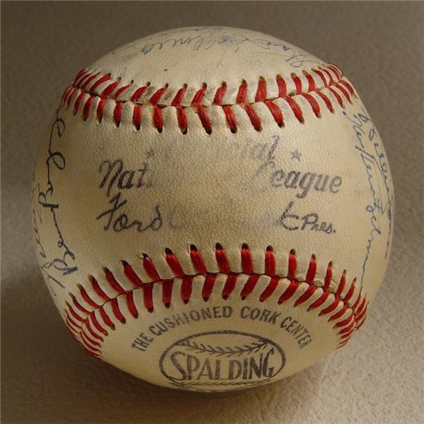 Autographed Baseballs - 1950 Philadelphia Phillies Team Signed Baseball