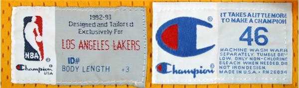 Basketball - 1992-93 James Worthy Game Worn Uniform