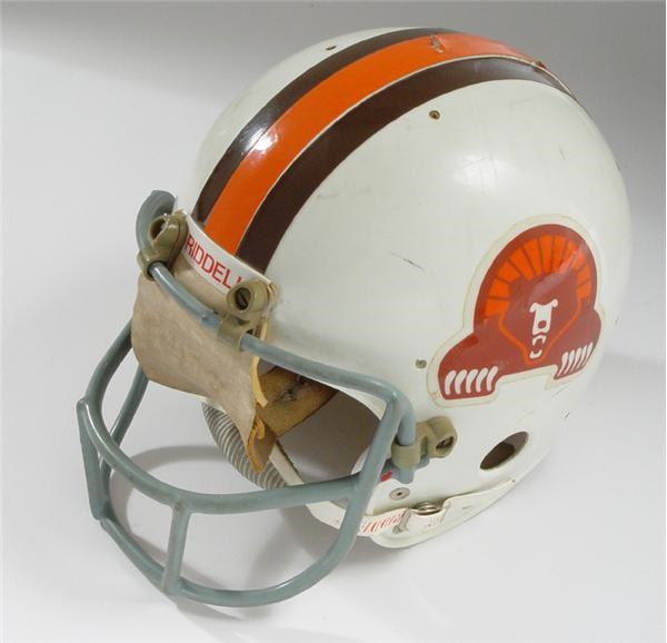 Football - 1975 Larry Csonka Game Worn WFL Helmet