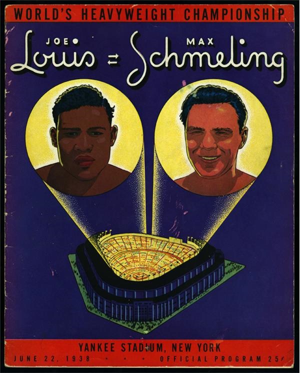 Muhammad Ali & Boxing - 1938 Joe Louis vs. Max Schmeling Program