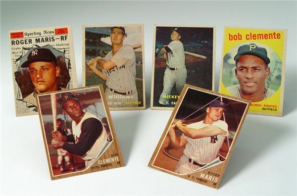Baseball and Trading Cards - 1950-1960's Vintage Baseball Card Collection (898)
