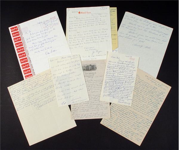 NY Yankees, Giants & Mets - 1927 New York Yankees Handwritten Letter Collection