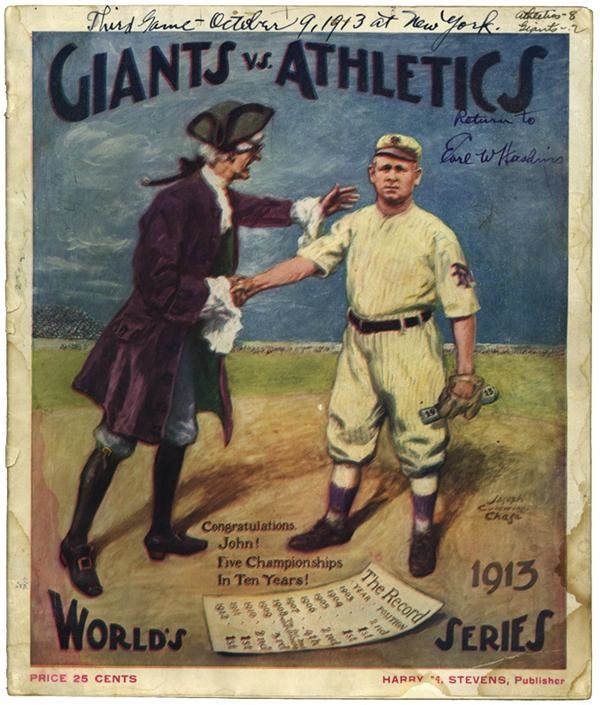 Baseball Publications and Tickets - 1913 New York Giants World Series Program