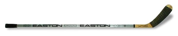 - 1990's Wayne Gretzky Autographed Game Used Easton Aluminum Stick