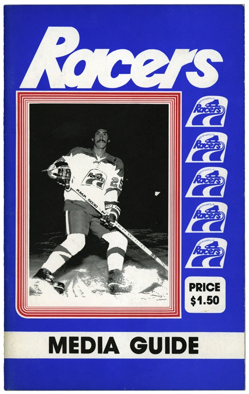 1978 Indianapolis Racers Media Guide with Wayne Gretzky