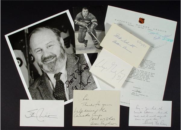 Hockey Memorabilia - Hockey Hall of Fame Autograph Collection (60)