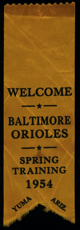 Baltimore Orioles - 1954 Baltimore Orioles Ribbon