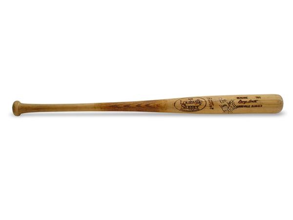 1984-85 George Brett Autographed Game Used Bat (34.5")