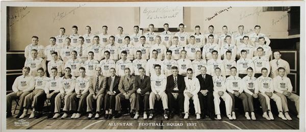 Football - 1937 All American Football Team Signed Photo w/ Sammy Baugh