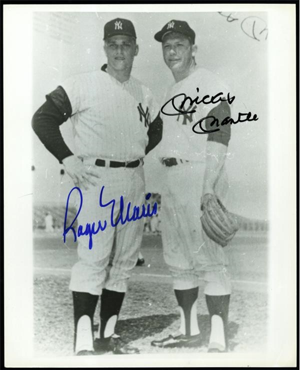 Mantle and Maris - Mickey Mantle & Roger Maris Signed Photograph