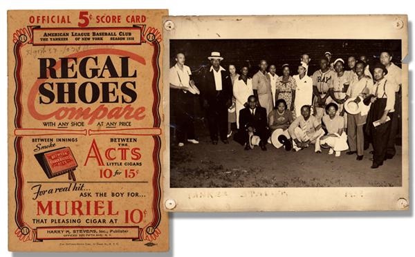 Baseball Memorabilia - 1939 Negro League East-West All Star Game Program