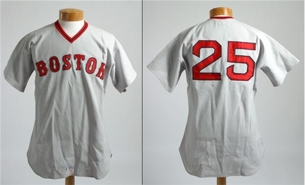 Boston Sports - Tony Conigliaro 1975 Game Used Red Sox Jersey