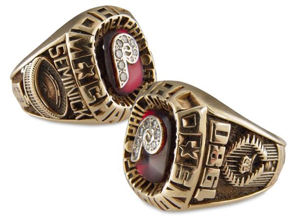 Andy Seminick Collection - Andy Seminick 1980 Philadelphia Phillies World Series Ring