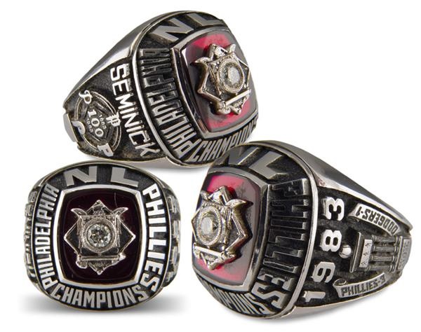 Andy Seminick 1983 National League Champions Ring