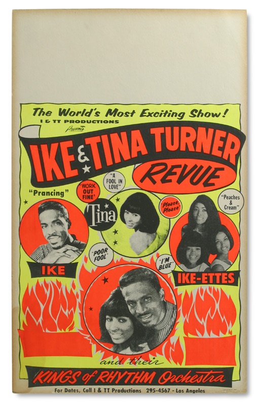 Rock Posters - Ike and Tina Turner Globe Poster