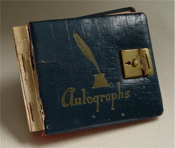 Baseball Autograph Book with Campanella