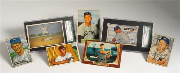 1950 through 1955 Bowman Baseball Card Complete Sets (7)
