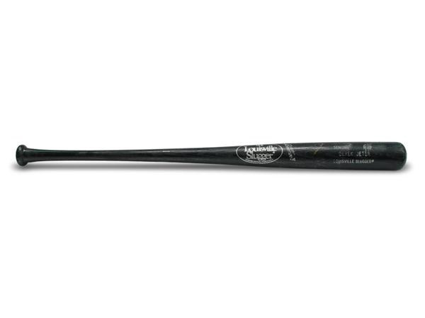 NY Yankees, Giants & Mets - Derek Jeter Autographed Game Used Rookie Bat (33.5")