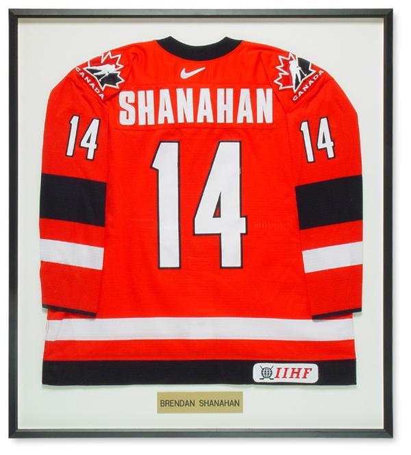 Gold Medal Glory - Brendan Shanahan 2002 Olympics Team Canada Game Worn Jersey