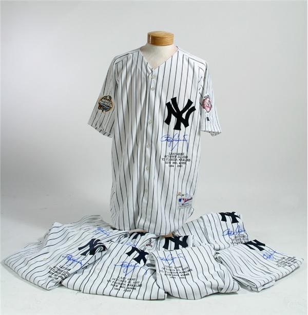 NY Yankees, Giants & Mets - Roger Clemens Signed Jerseys (10)