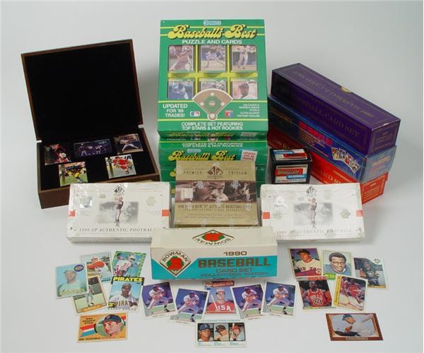 Collection of Cards including Tiffany Sets, Graded Cards, Wax Boxes, etc.