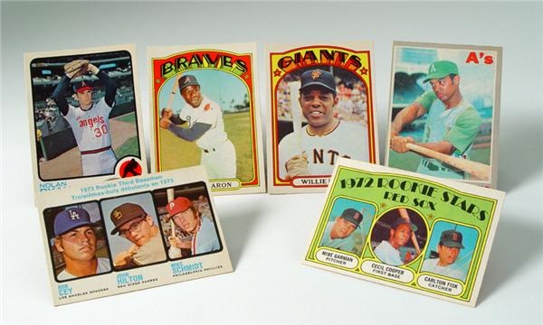 Baseball and Trading Cards - 1970, 1972, 1973 OPC and 1975 Topps Baseball Set Collection