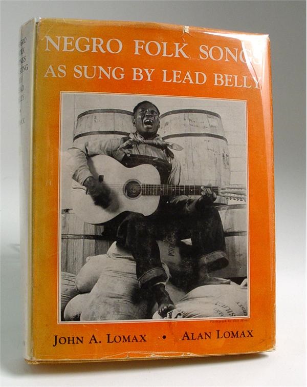 Rock - Lead Belly, Alan Lomax & Woody Guthrie Signed Book