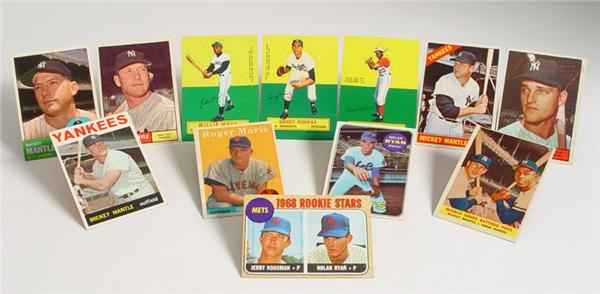 Baseball and Trading Cards - 1950’s-1960’s Vintage Baseball Stars Collection (199)
