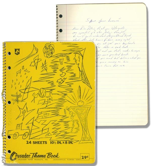Bruce Springsteen - Bruce Springsteen Handwritten Lyric Book