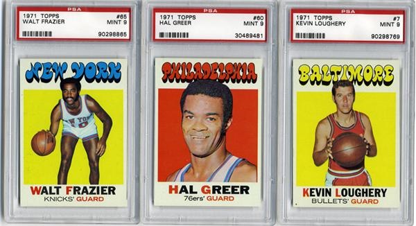 Basketball Cards - 1971 Topps Basketball PSA 9 Lot (30)