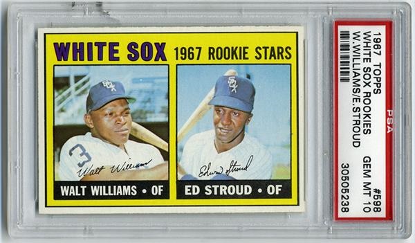 - 1967 Topps #598 White Sox Rookies PSA 10