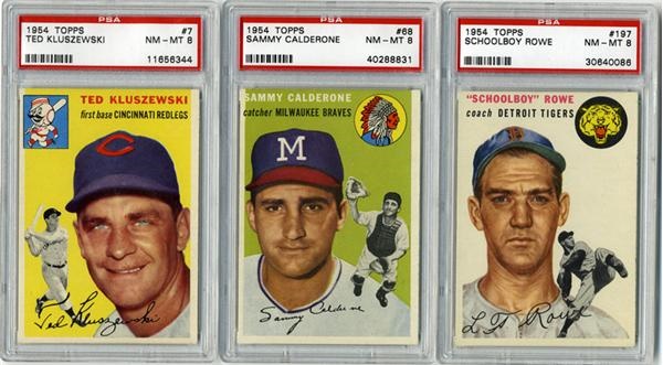 1954 Topps PSA 8 Collection (19)