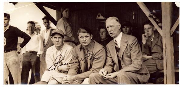 Baseball Autographs - Jimmy Foxx Signed Photo