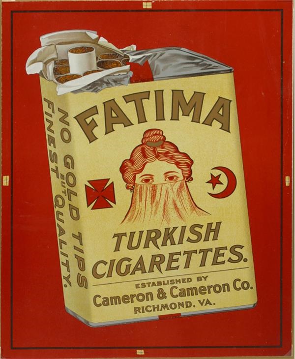 Rock And Pop Culture - Fatima Tobacco Advertising Sign