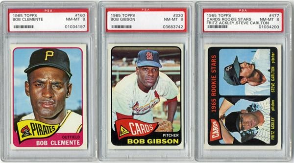 Baseball and Trading Cards - 1965 Topps PSA 8's - Over Half of the Set!