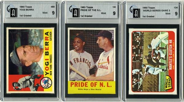 Baseball and Trading Cards - Collection of 5 High Grade Cards (GAI)